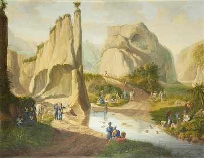 A Landscape in the Dutch East Indies by Circle of Raden Saleh
